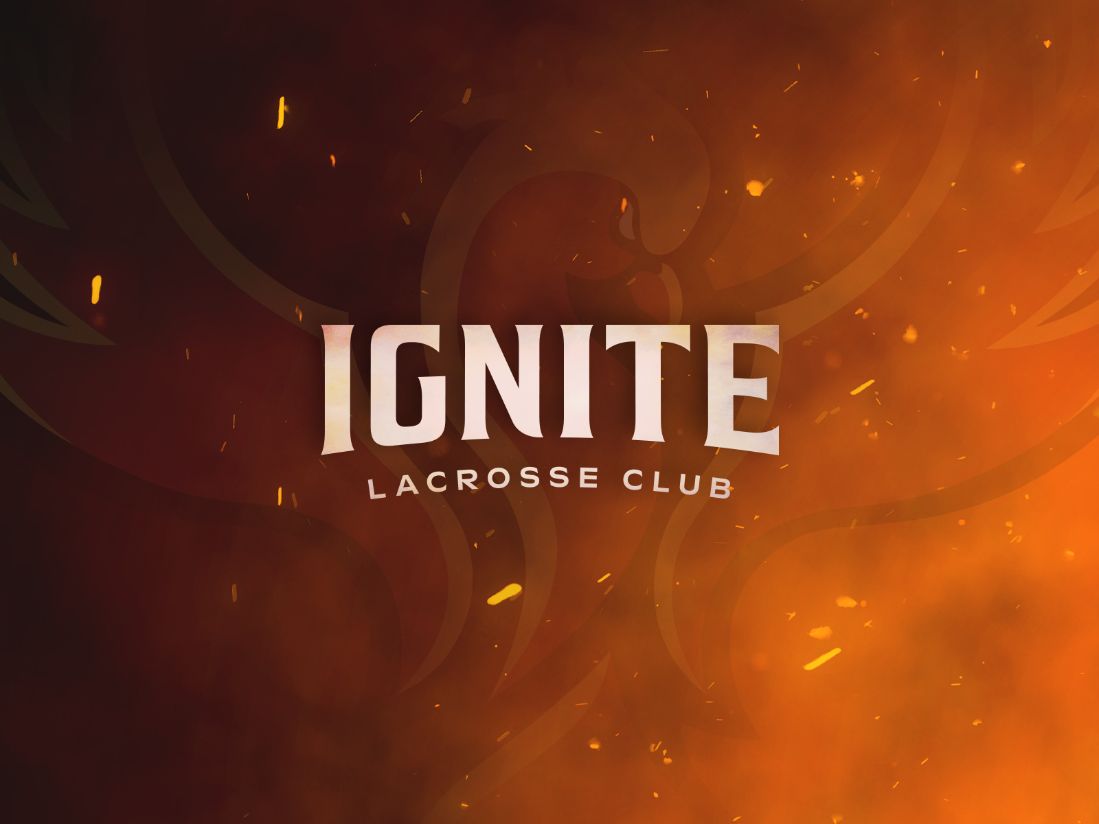 Ignite Logo with flame background